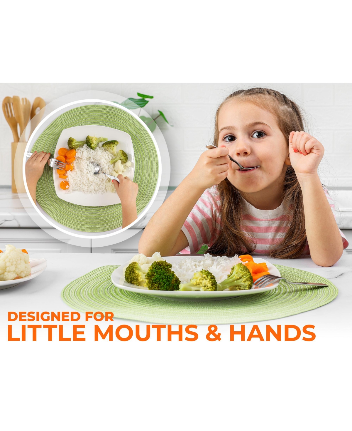 Kids and Toddler Cutlery Set Designed For Self Feeding