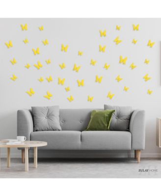 Removable DIY 3D Butterfly Wall Decorations (24pcs with 3 Different Sizes)