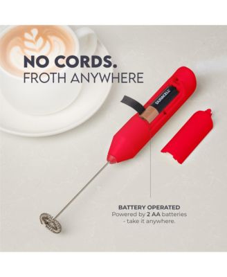 FrothMate Powerful Portable & Compact Milk Frother - No Stand Electric Whisk