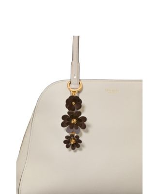 Mixed Material Spade Flower Bag Charms