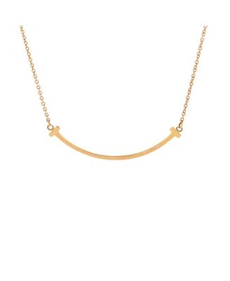 T Smile Pendant Necklace