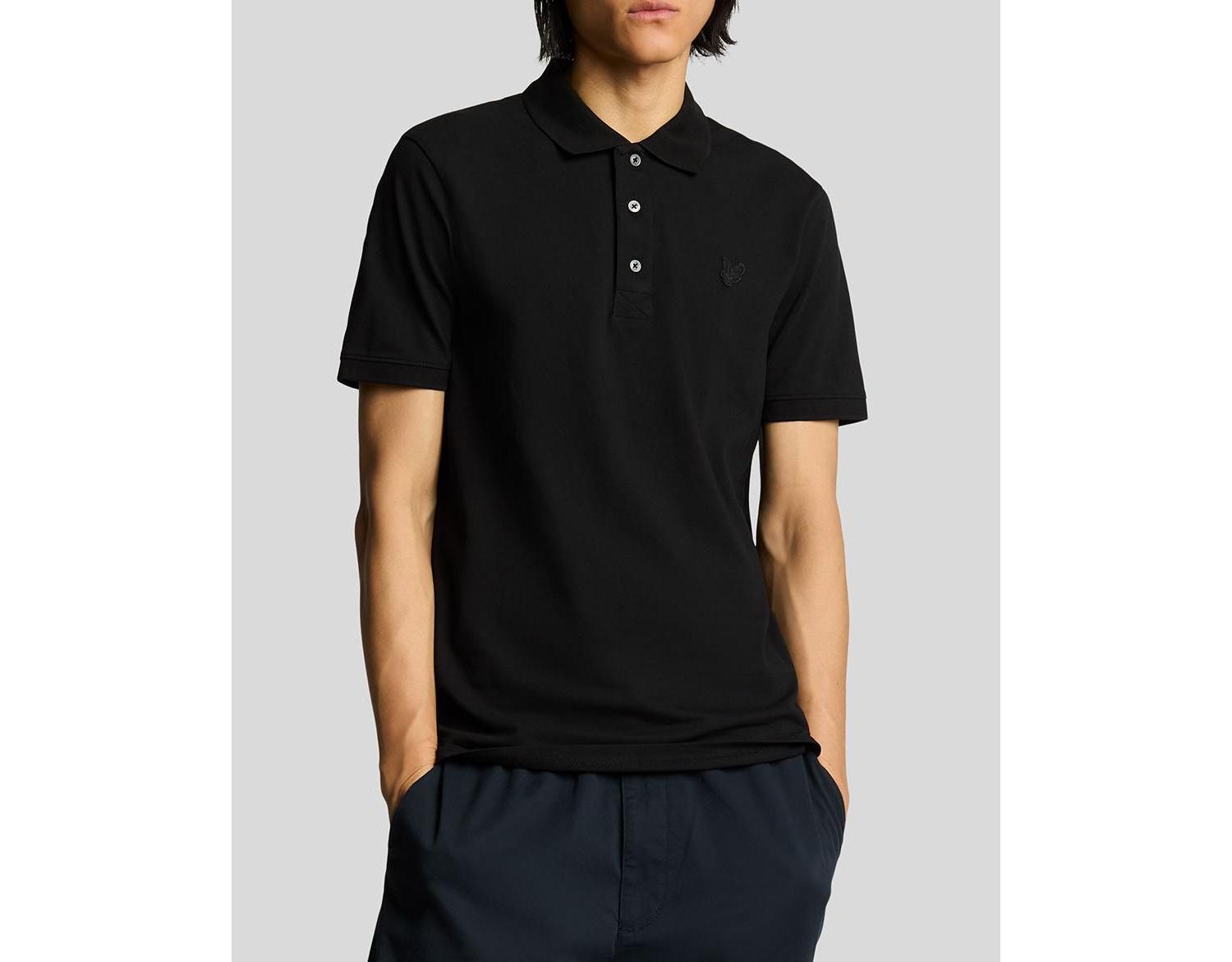 Men's Tonal Eagle Polo Shirt
