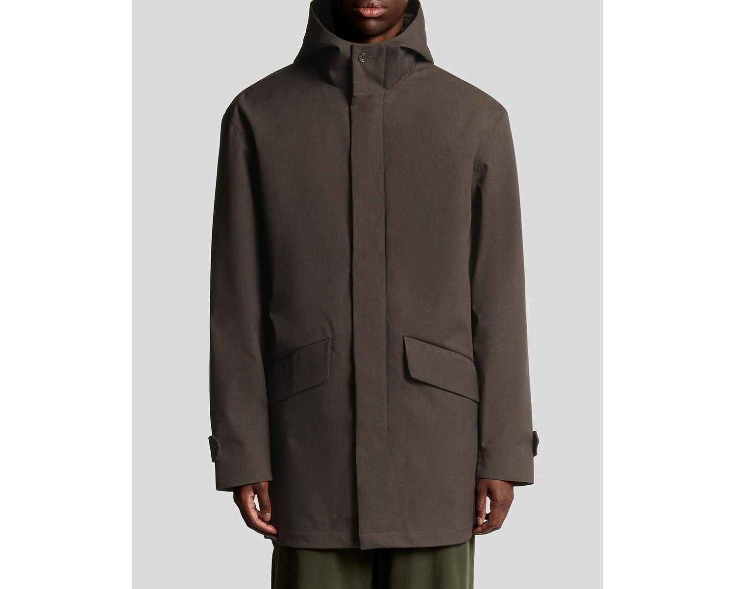 Men's Long Sleeve Hooded Military Parka Jacket