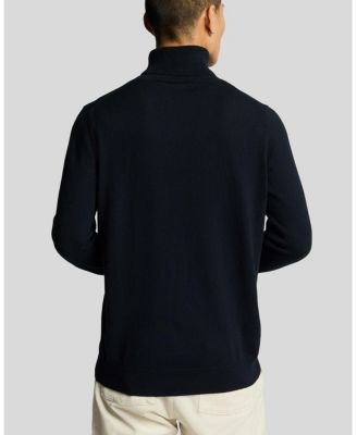 Men's Cotton Merino Turtleneck Sweater