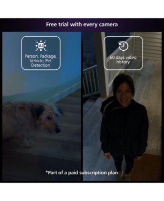 Secure Wired Camera with Desktop Stand
