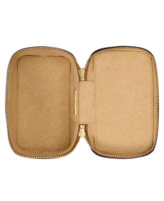 Hallee Small Straw & Leather Crossbody Bag