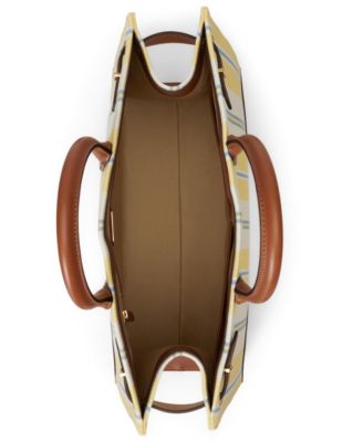 Striped Canvas Extra-Large Devyn Tote Bag