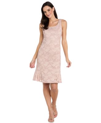 Petite Lace Pleat Hem Jacket Dress