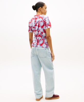 Women's Knot Detail Short-Sleeve T-Shirt