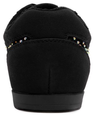 Women's Flirt Rhinestone Mesh Lace-Up Sneakers