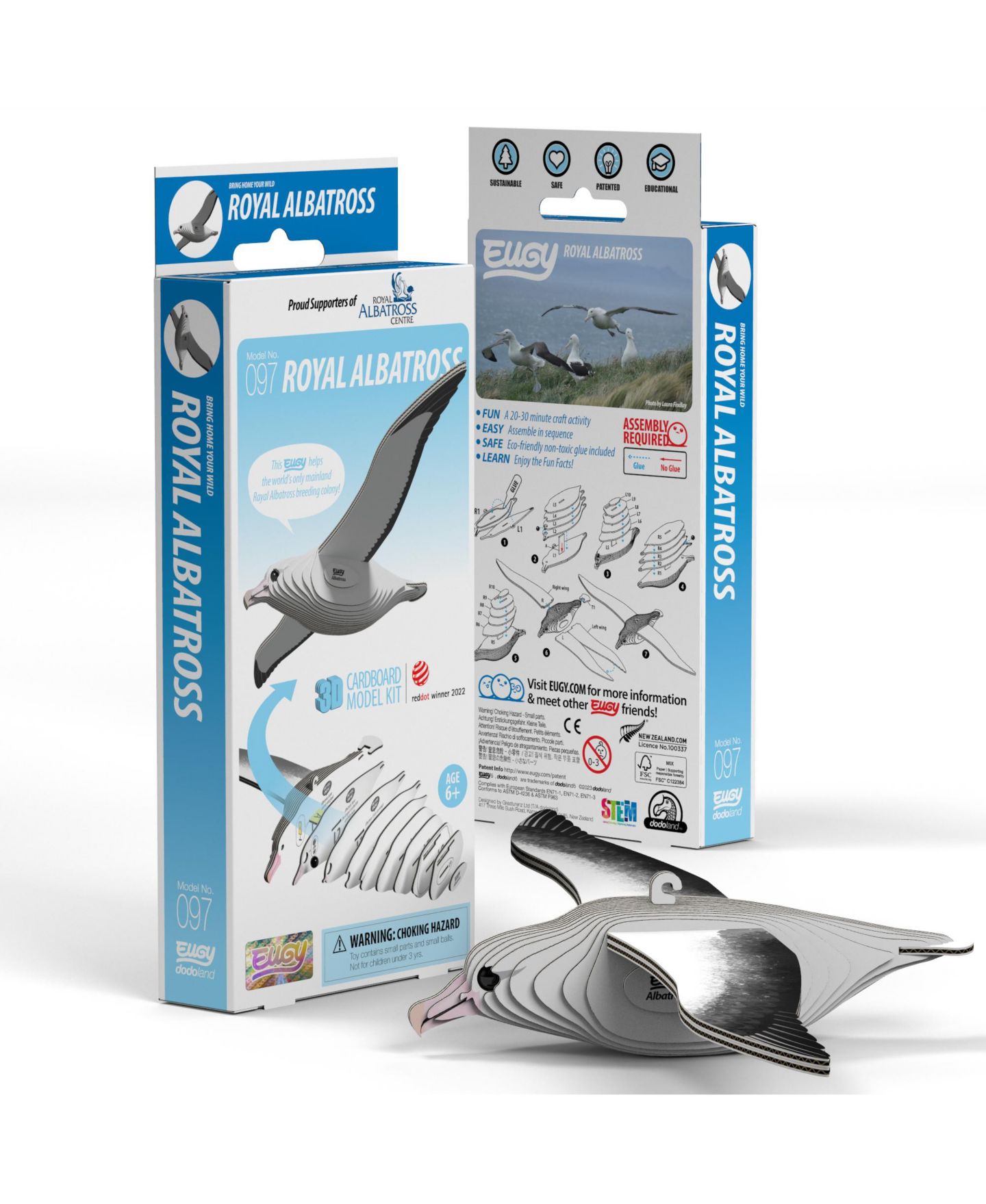 Детские конструкторы Eugy Royal Albatross 3D Puzzle — фото 1