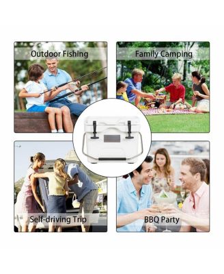 16 Quart 24-Can Capacity Portable Insulated Ice Cooler with 2 Cup Holders