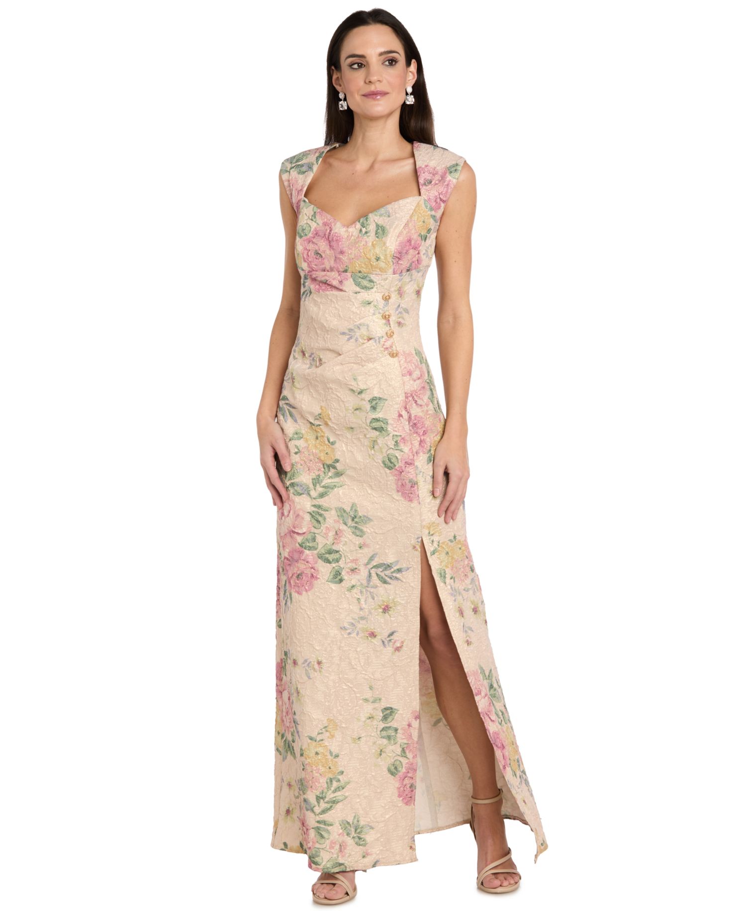 Women's Lace Sweetheart Neck Gown