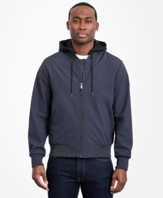 Men's Bomber Knit Hood Jacket