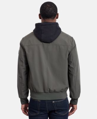 Men's Bomber Knit Hood Jacket