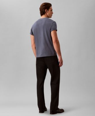 Men's Straight-Fit Cotton Blend Jeans