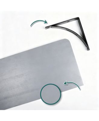 Wooden Wall Shelves Set of 2 - Easy Install, Sturdy, Multi-Use