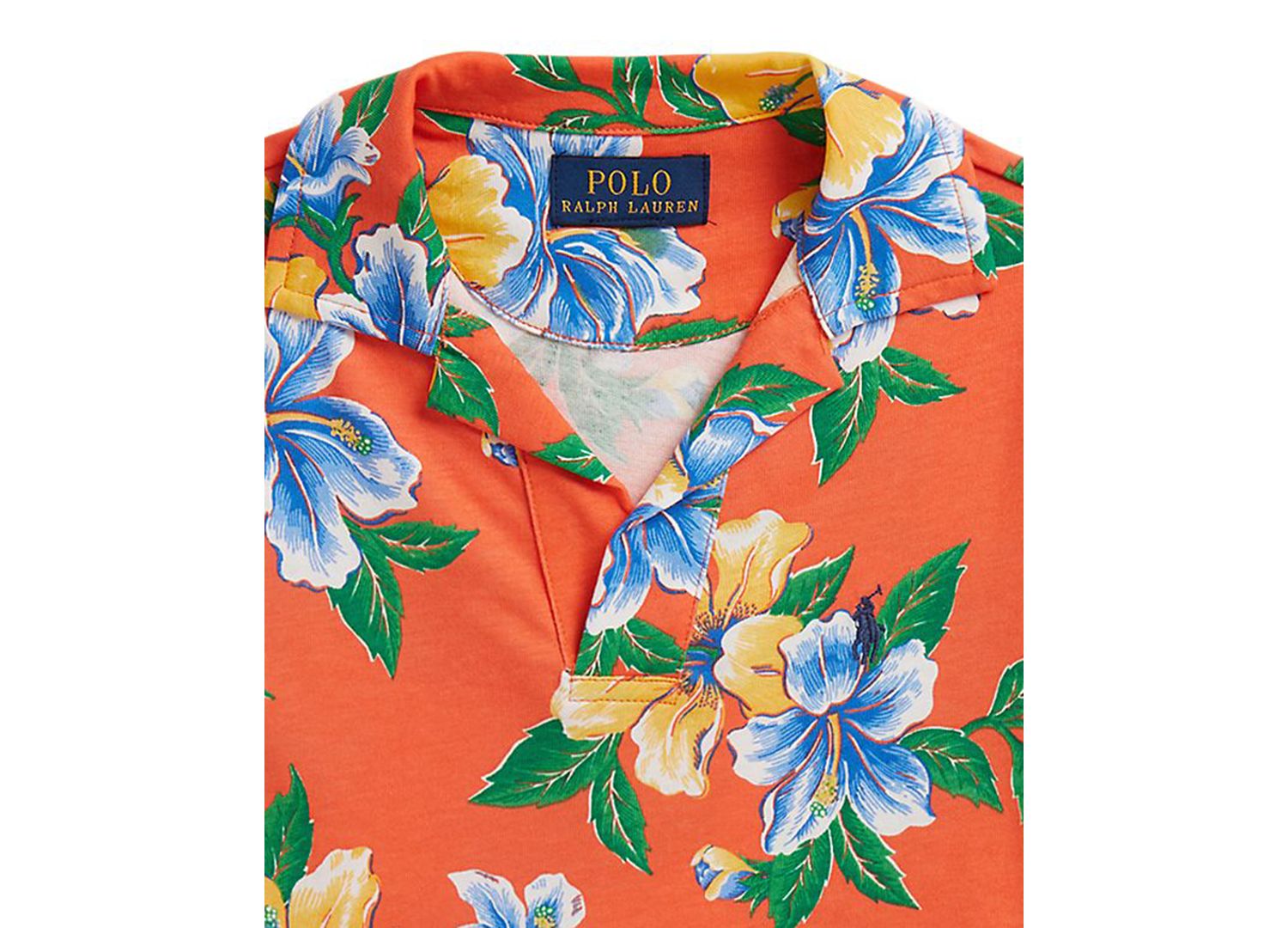 Boys' 2-7 Floral-Print Short-Sleeve Jersey Polo Shirt