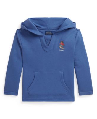 Boys' 2-7 Long-Sleeve Polo Bear Terry Hoodie