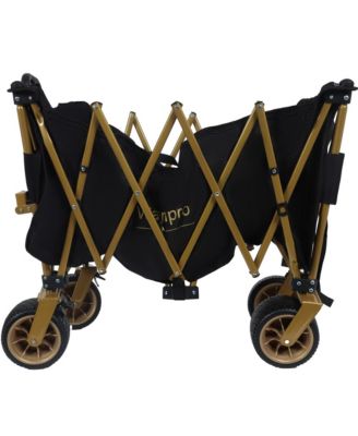 Heavy-Duty Collapsible Wagon - All-Terrain Utility Car, Ultra-Stable Frame, 1:6 Fold Ratio, 480lbs Capacity for Outdoor Activities, Shopping