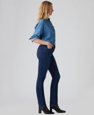 Women's Classic Mid Rise Straight-Leg Jeans