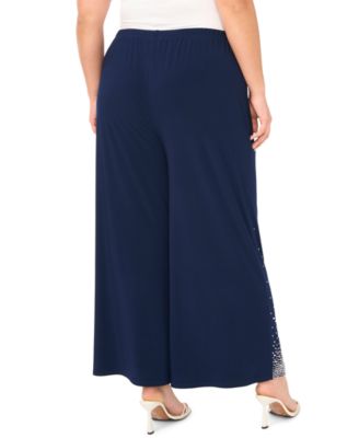 Plus Size Stretch Waist Jersey Pants
