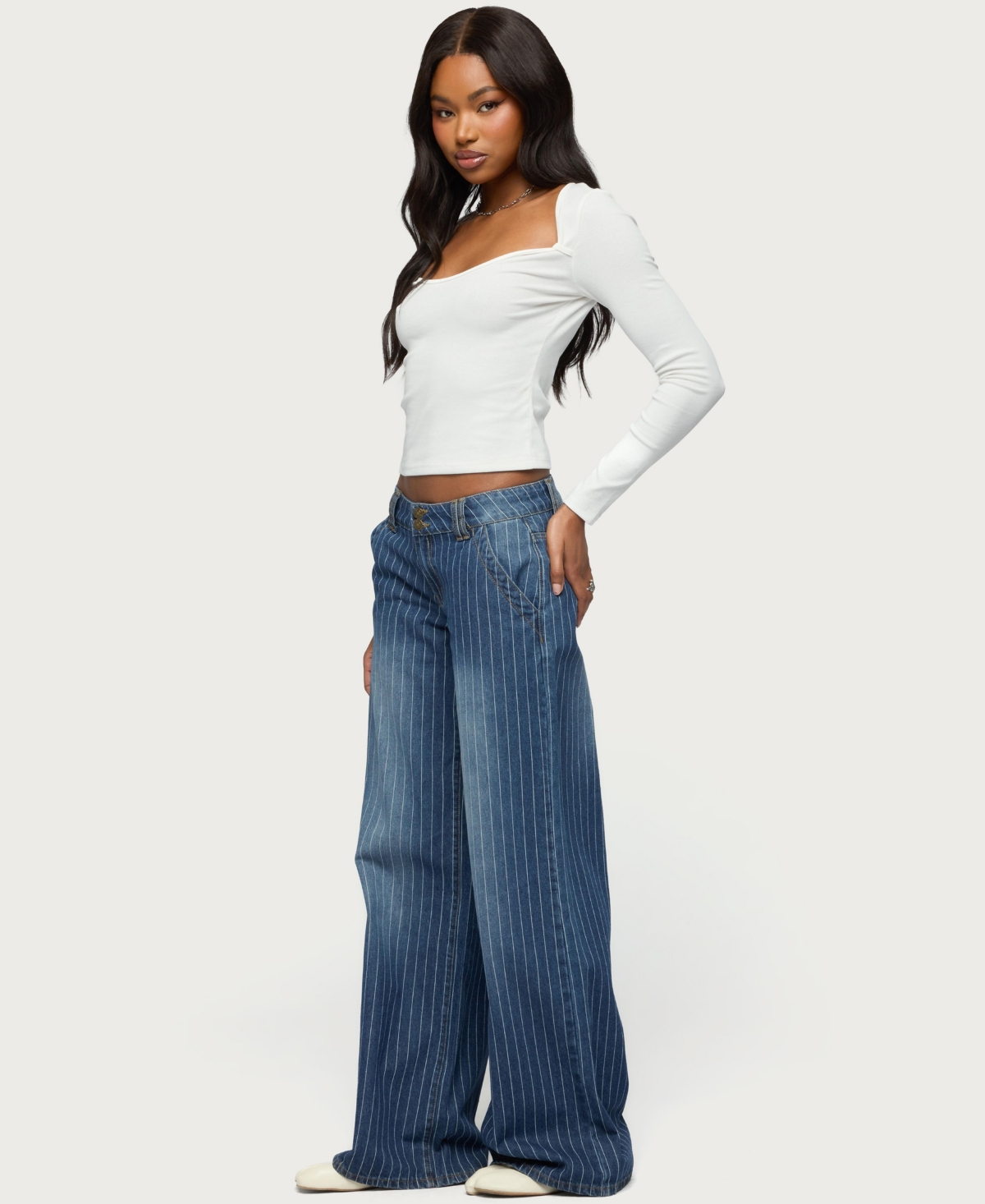 Edikted Women's Ximena Scoop Neck Top