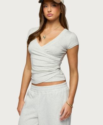 Women's Iria V Neck Wrapped Top