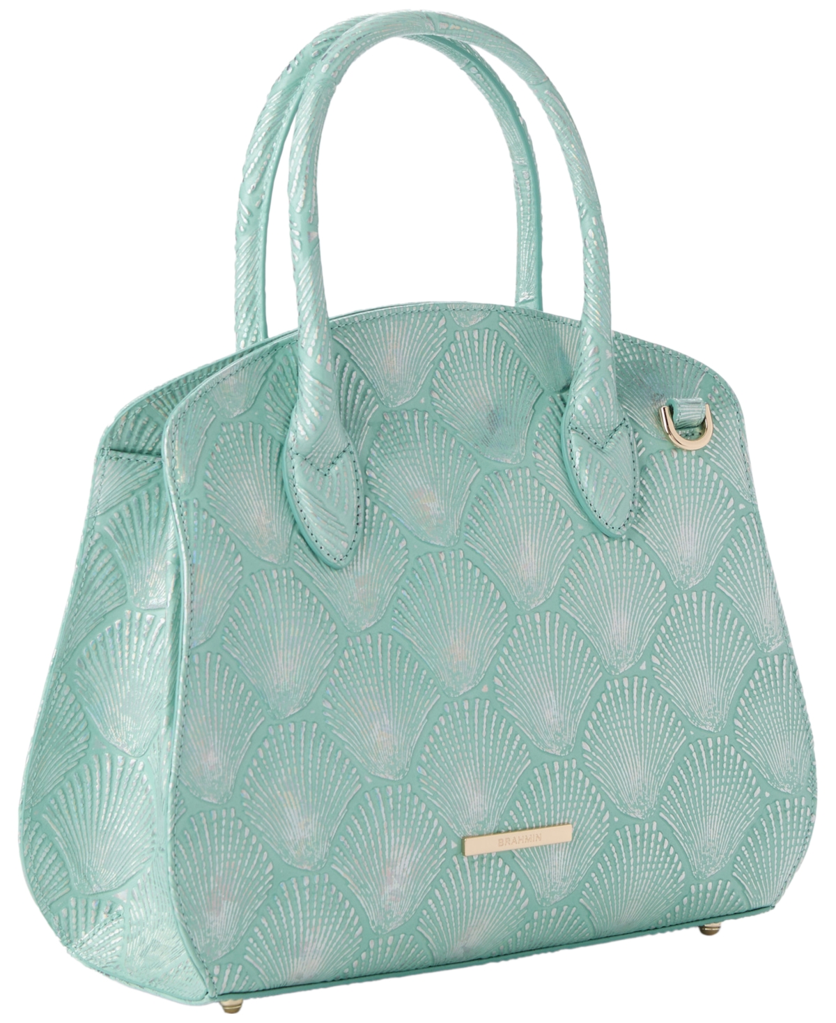 Brahmin Rosetta Tides Magnetic Medium Satchel Bag