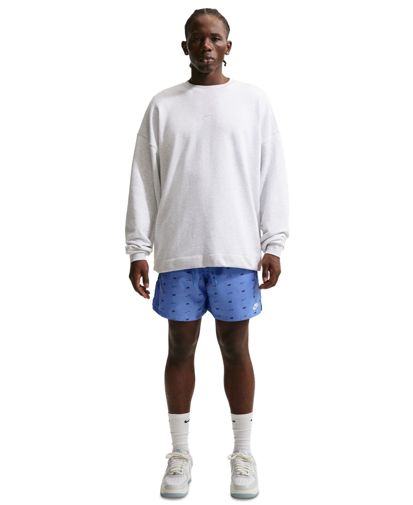 Мужские шорты Nike Elastic Waistband Woven, цвет: Королевский синий — фото 1