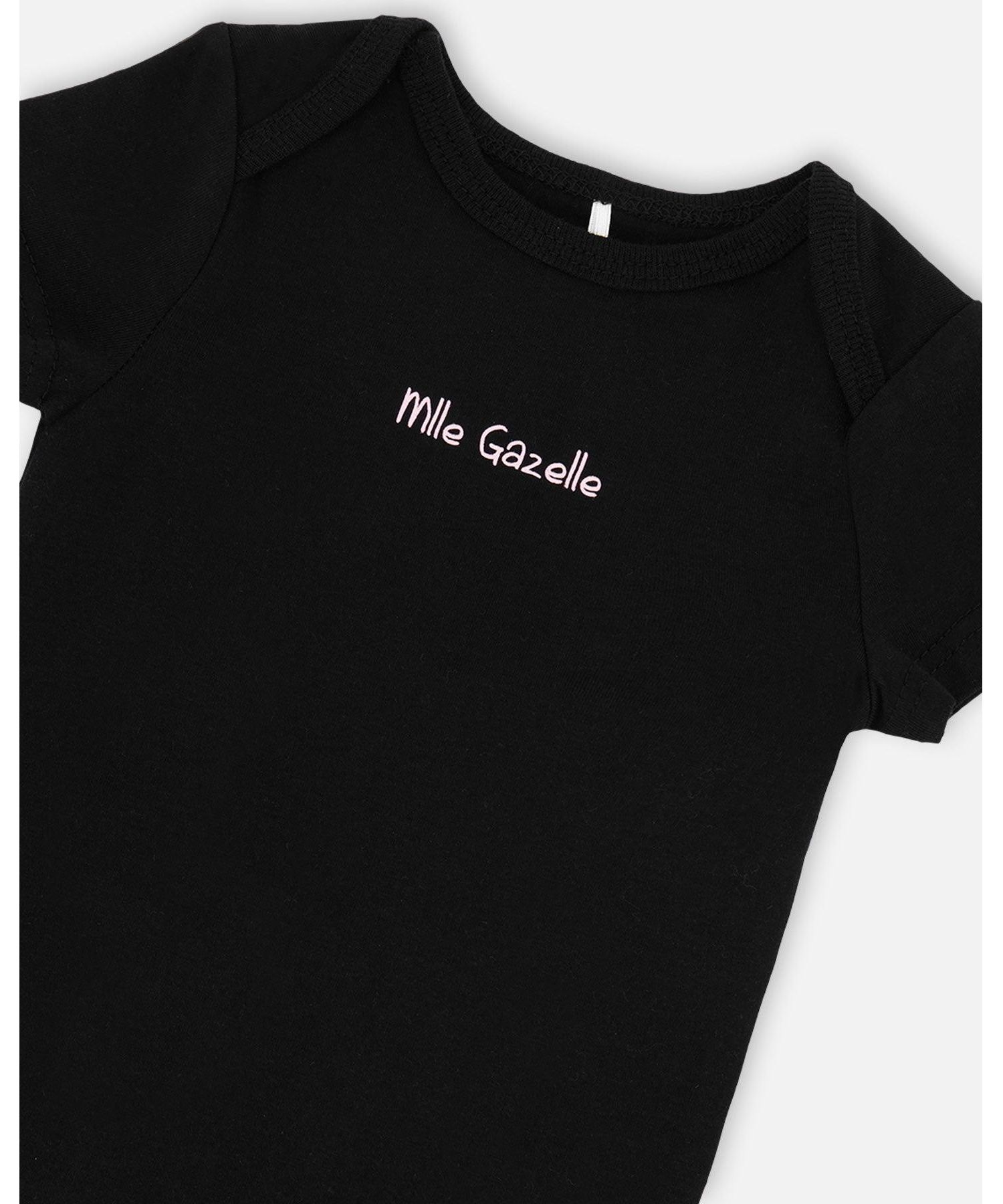 Baby Girls Evolutive Cotton Jersey Onesie