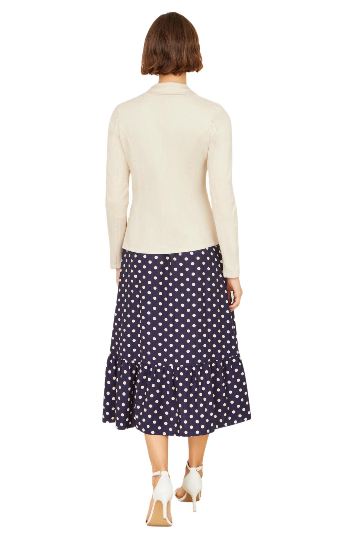 Yumi Women's Stretch Cotton Blazer