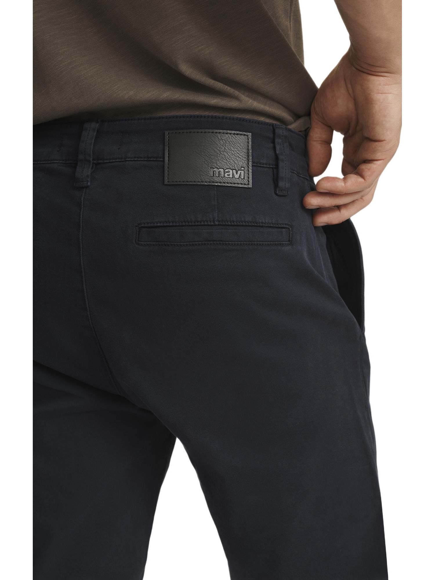 Men's Milton Slim Straight Chino Pants In Casual Twill Pants