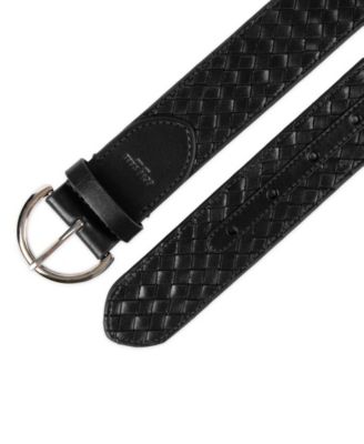 Women's Woven Leather Belt