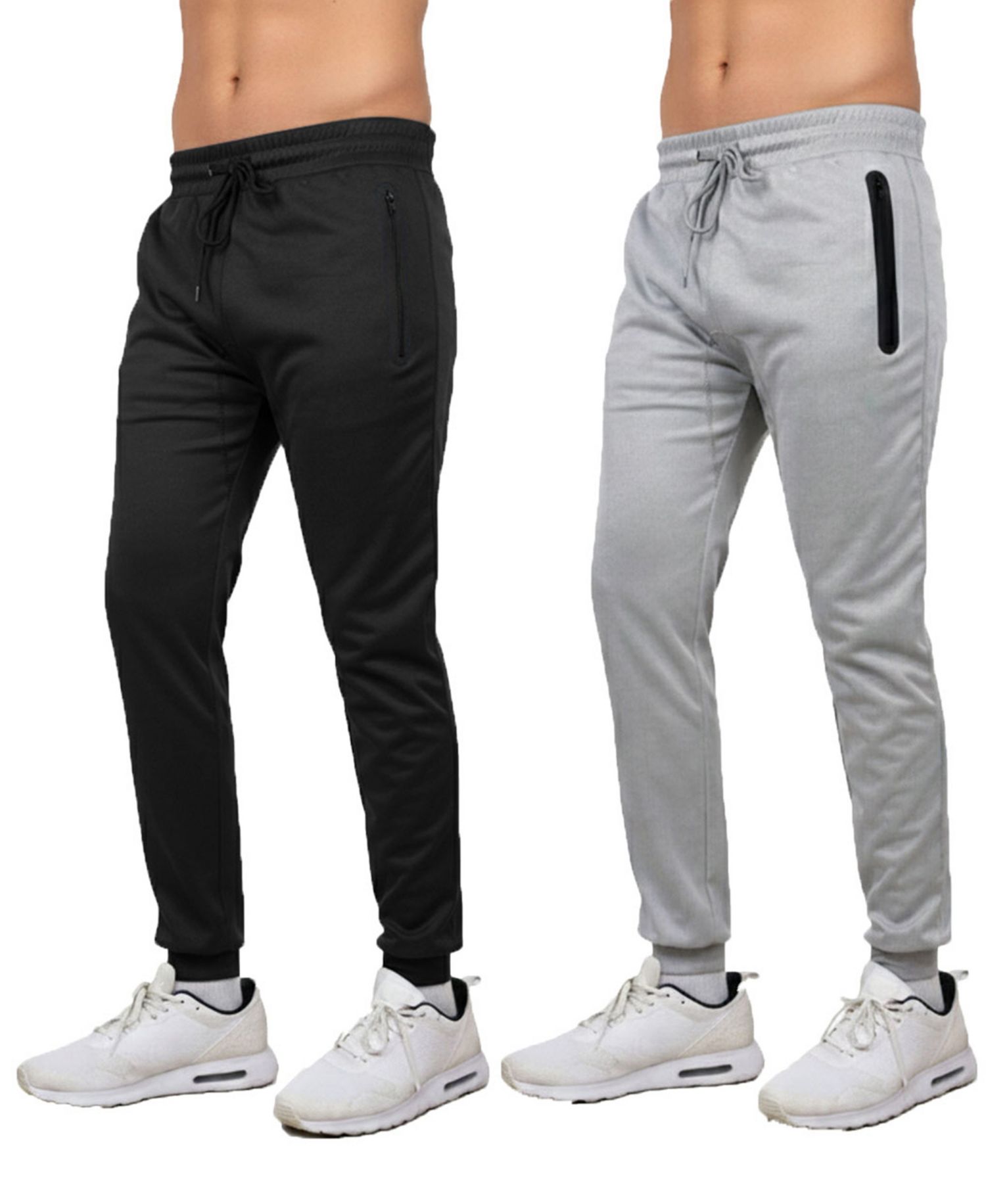Men's Modern Slim-Fit Tech Joggers Sweatpants, 2-Pack