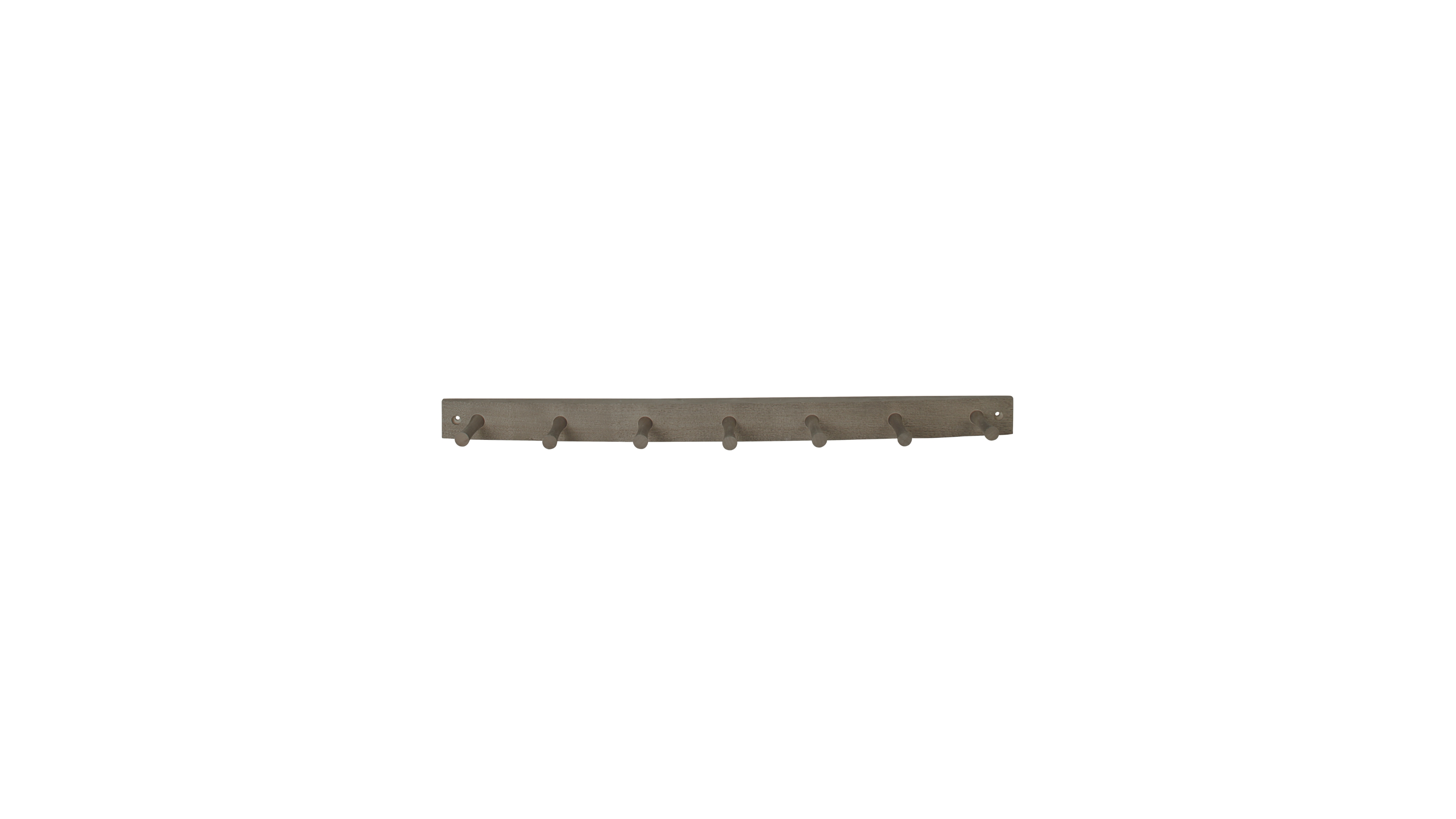Spectrum Diversified Wall-Mounted 7 Peg Wood Hook Rack