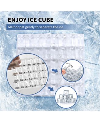 34-lb Cube Ice Countertop Portable Ice Maker in Black with Self Cleaning