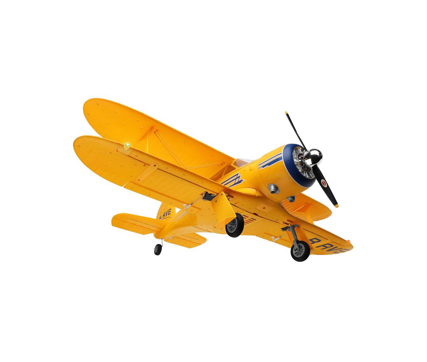 Детская игрушка Bruce & Shark D17S Biplane Brushless Motor 6G/3D Modes Remote Control Plane, цвет: Жёлтый — фото 5