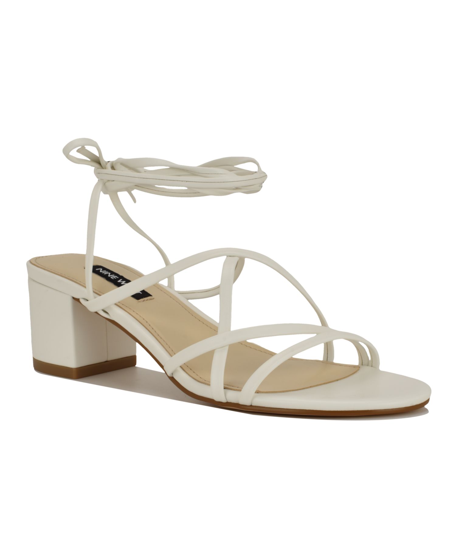 Women's Aloud Strappy Tie-Up Block Heel Dress Sandals
