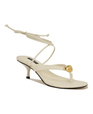 Women's Batty Ornamented Kitten Heel Sandals