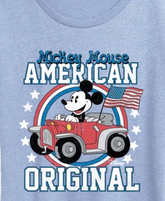 Plus Size Disney Mickey American Original Short-Sleeve Graphic T-Shirt