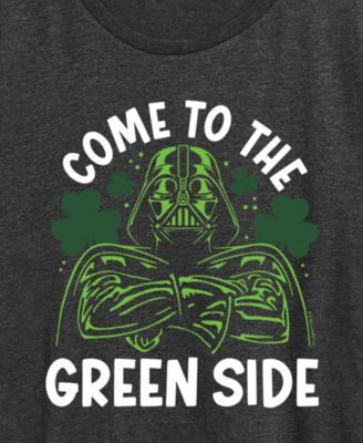 Plus Size Star Wars St. Patrick's Day Darth Vader Short-Sleeve Graphic T-Shirt