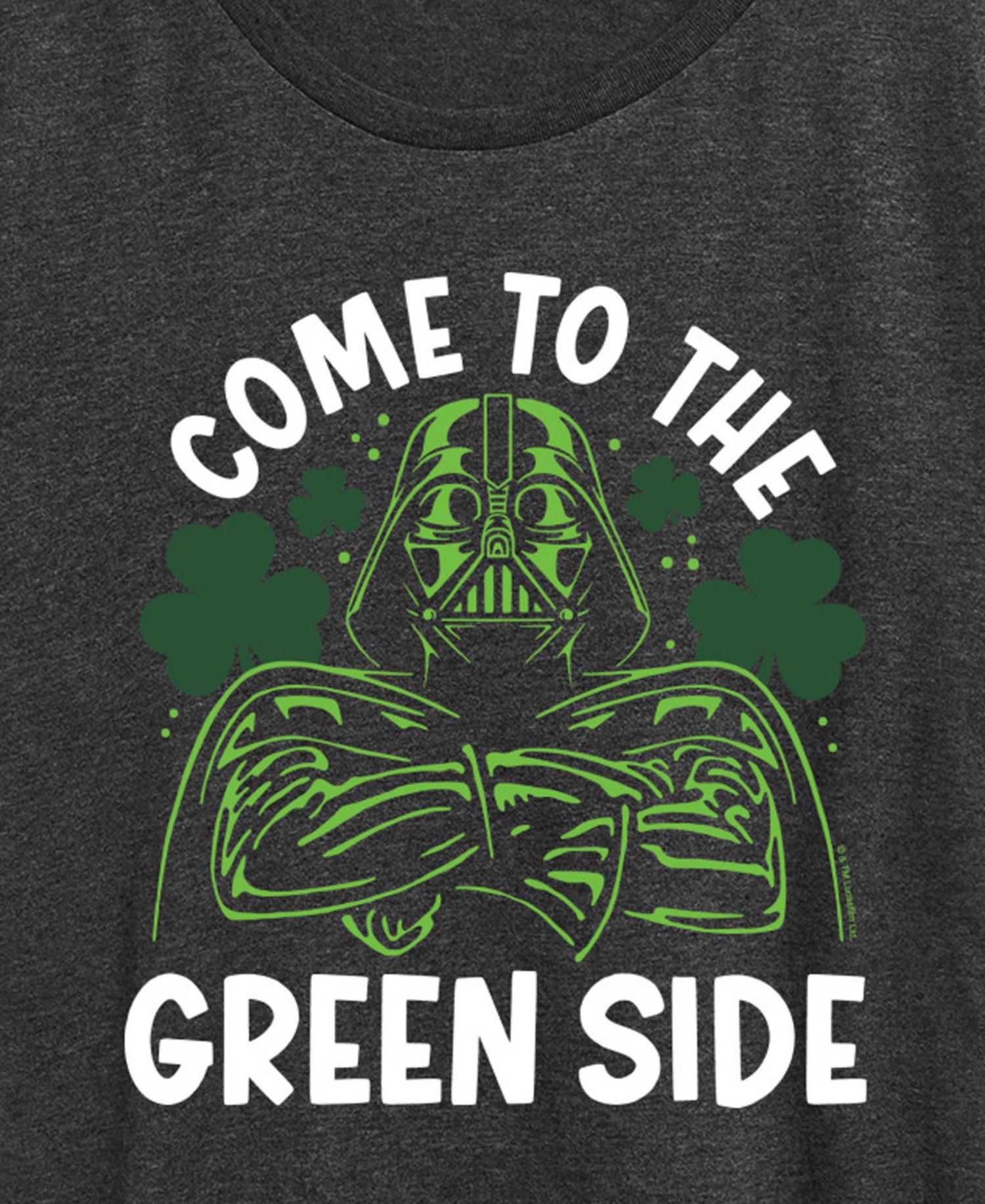 Plus Size Star Wars St. Patrick's Day Darth Vader Short-Sleeve Graphic T-Shirt