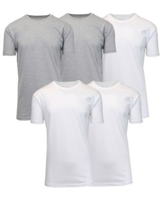 Men's Short-Sleeve Solid Crewneck T-Shirt, 5-Pack