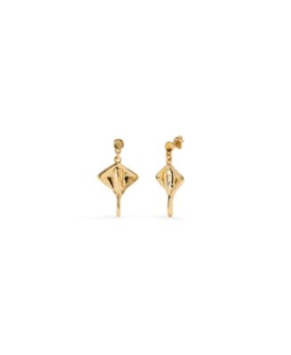 Stingray Shape Earrings