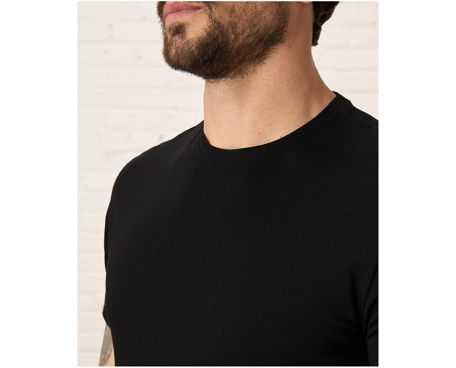 Men's Luxe Signature Slim Crew Neck Tee Made With Organic Cotton