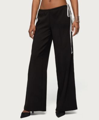 Women's Mikah Dotted Ribbon Wide Leg Pants