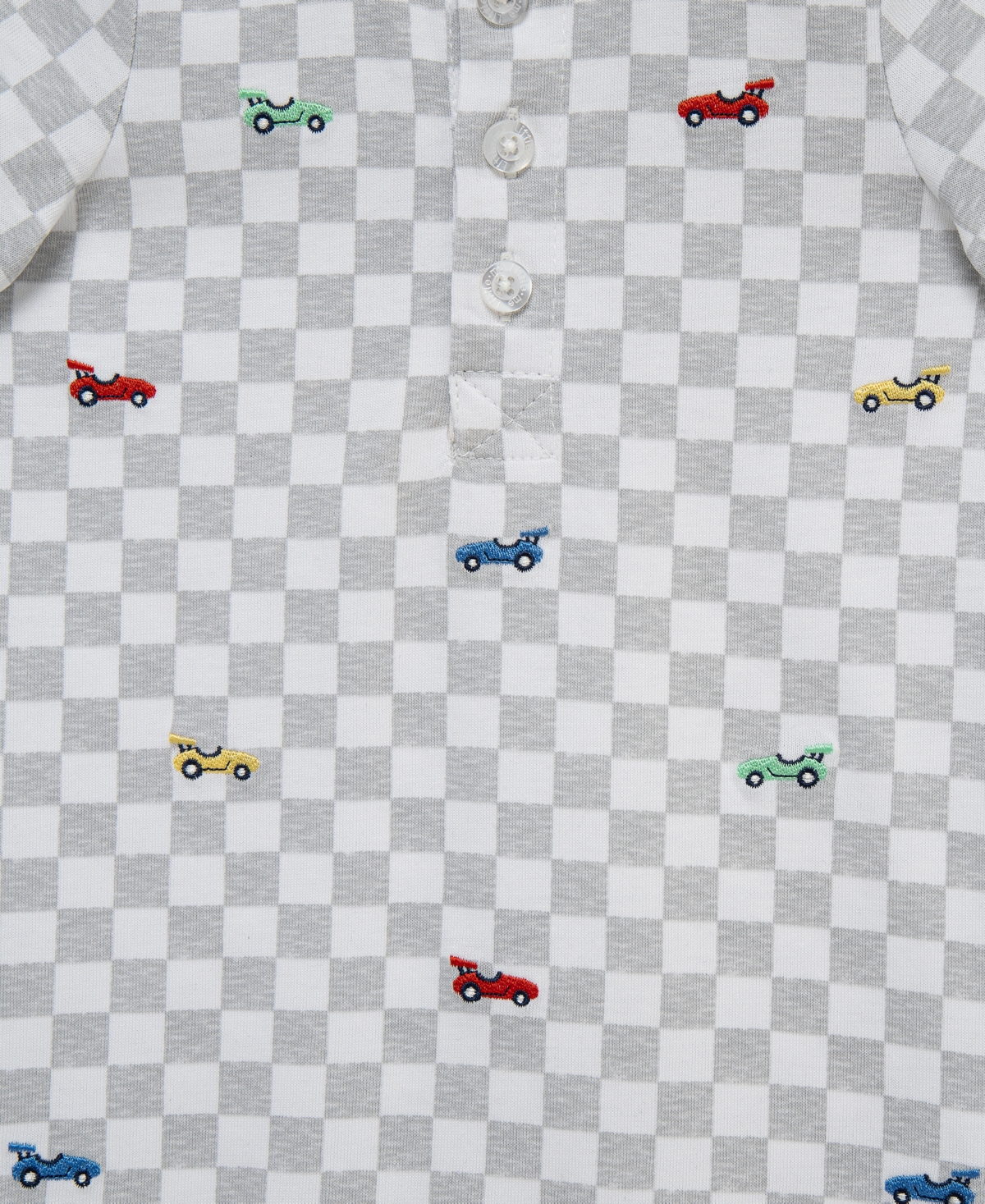 Little Me Baby Girls' Race Car Romper & Hat, 2-Piece Set