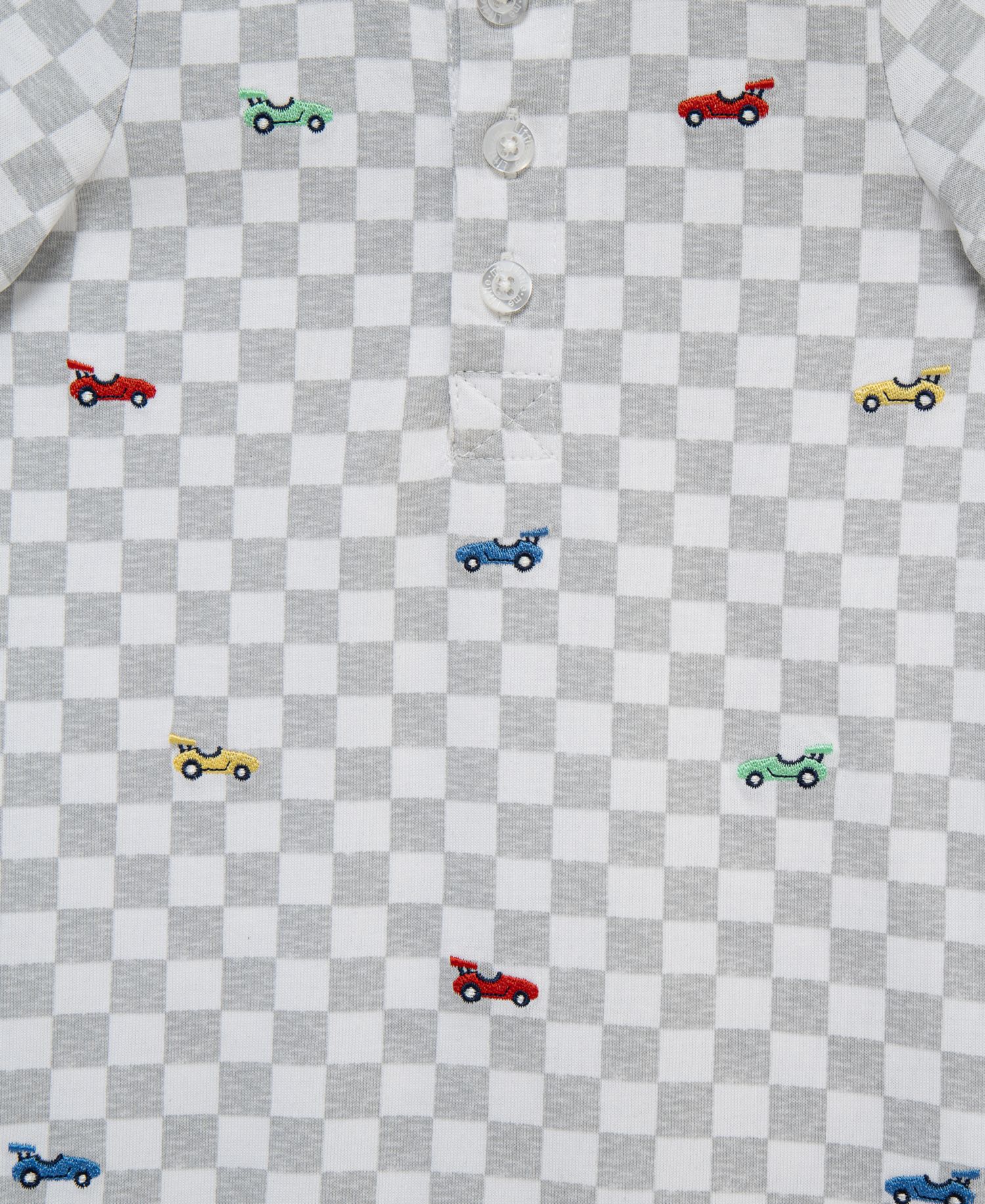 Baby Girls' Race Car Romper & Hat, 2-Piece Set
