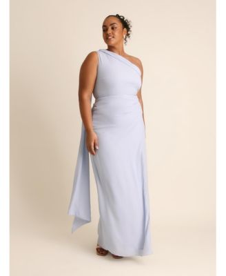 Women's One Shoulder Chiffon Bridesmaid Dress